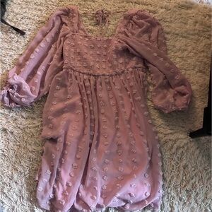 Charming Pink Kids Dress